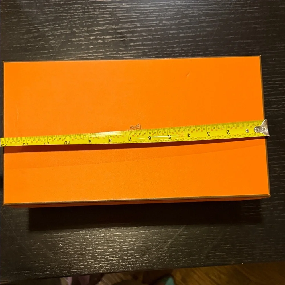 Bright Orange Box with Textured Finish